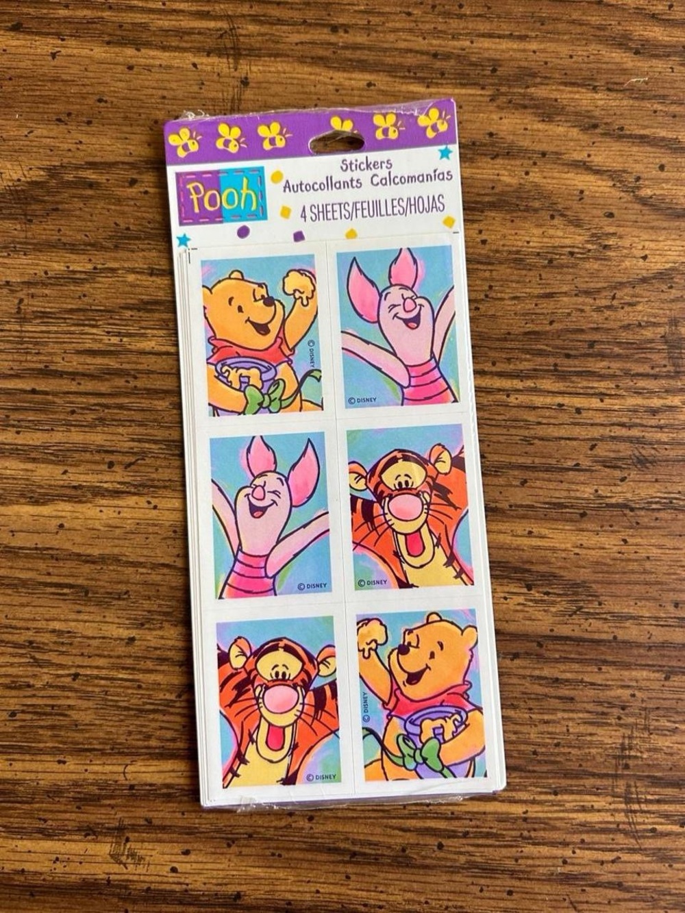Vintage 90s Winnie the Pooh stickers